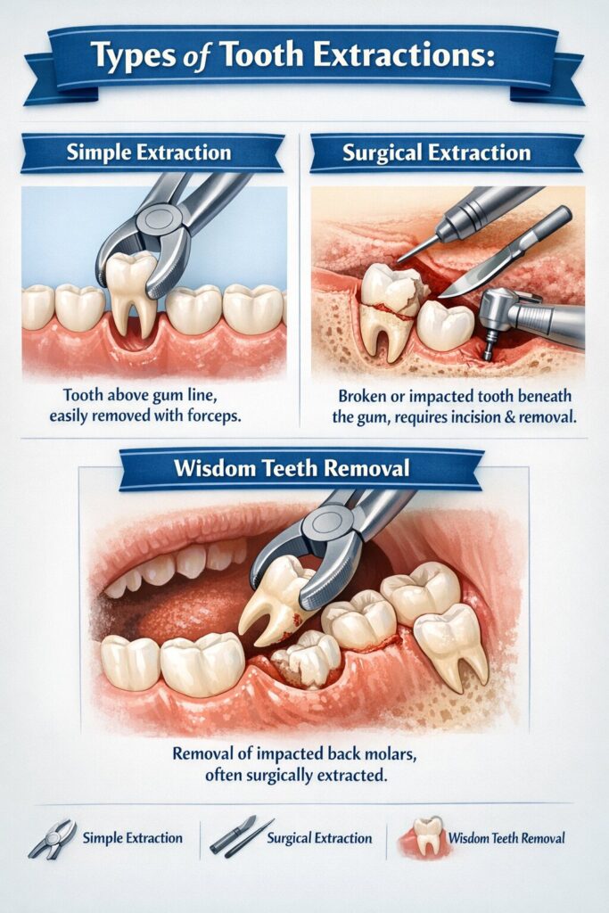 Types of Tooth Extractions