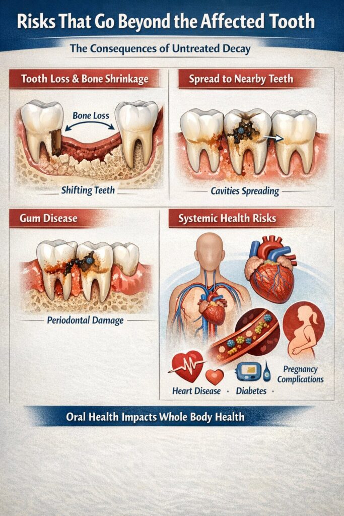Risks That Go Beyond the Affected Tooth