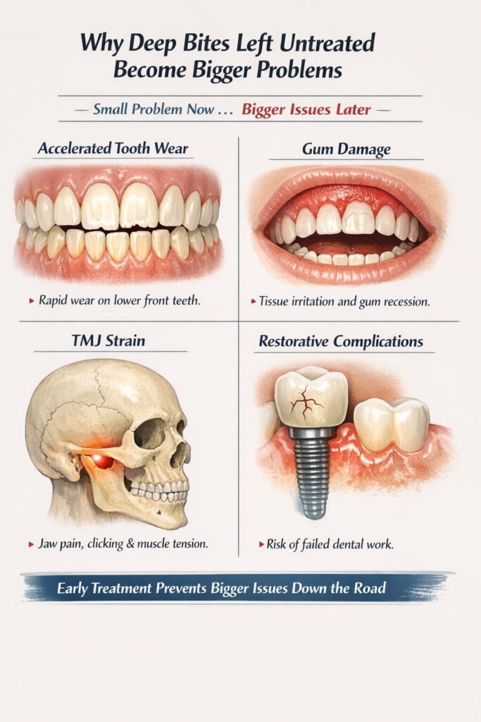Why Deep Bites Left Untreated Become Bigger Problems